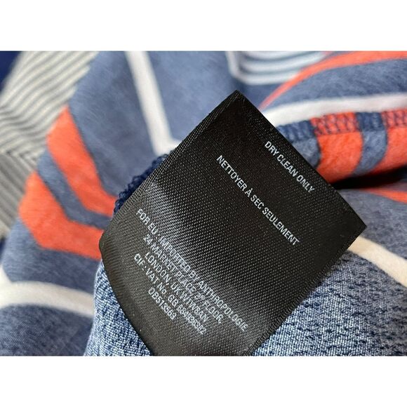 Anthropologie Maeve Cameron Women's L Blue Dress Fit & Flare Asymmetrical Hem - Picture 4 of 10